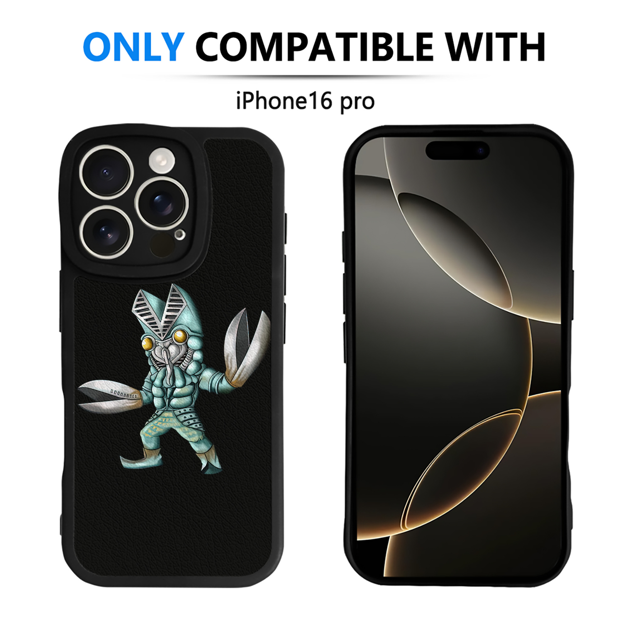 （画像用） ウルトラマン Ultraman 【iPhone 16シリーズ対応】シリコンスマホケース（レザー調） 材質：シリコン